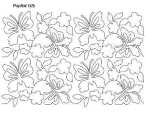 Papillon b2b | Anne Bright | Digitized Quilting Designs