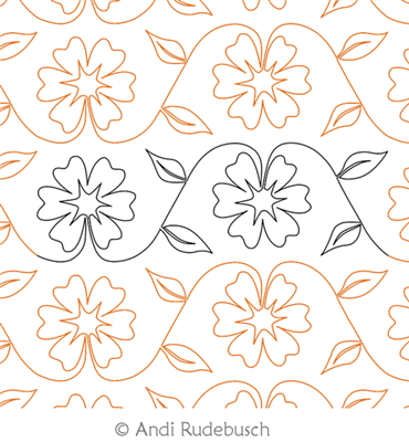 flower vine outline designs