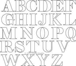 Alphabet Block Letters | Crystal Smythe | Digitized Quilting Designs