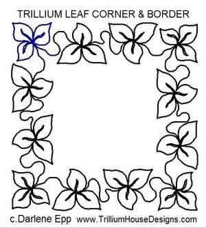 Trillium Leaf Border & Corner By 