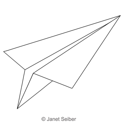 Paper Airplane Motif | Janet Seiber | Computerized Quilting Designs