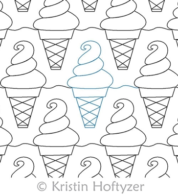 Ice Cream Quilt- Digital Download