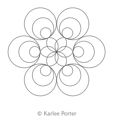 Cute Hexi 22 | Karlee Porter | Digitized Quilting Designs
