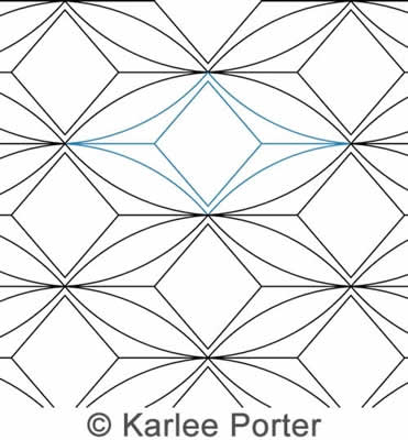Diamond in the Rough | Karlee Porter | Digitized Quilting Designs