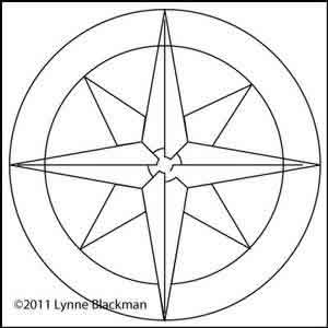 Compass | Lynne Blackman | Digitized Quilting Designs