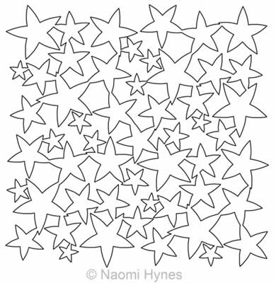 Starburst Fill Block | Naomi Hynes | Digitized Quilting Designs