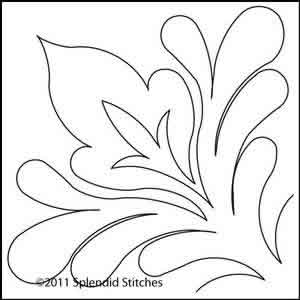 Simple Flower - Stencil - Quilting Creations